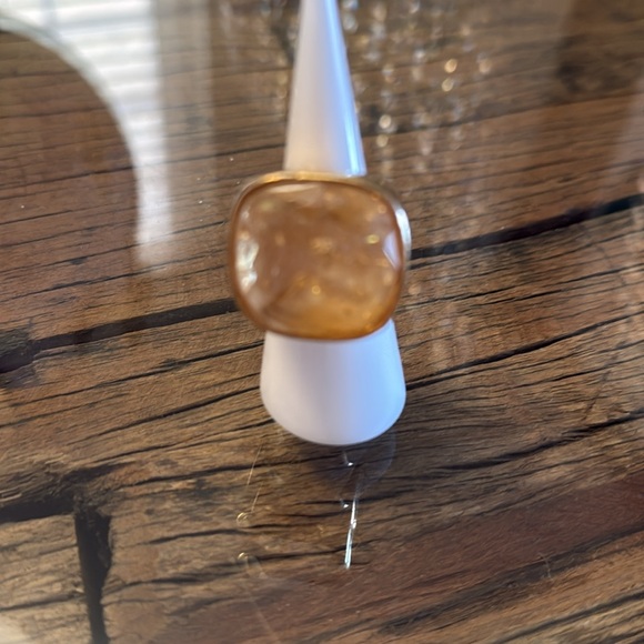 Francesca Romana yellow citrine gold ring - Picture 5 of 6